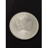 Image 2 : 2021 Canadian Maple Leaf One Troy Ounce .9999 Fine Silver - Mint Condition
