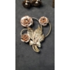 Image 5 : Gold Filled Rose Brooch, Sterling Heart Pendant & Other Assorted Costume Jewelry 