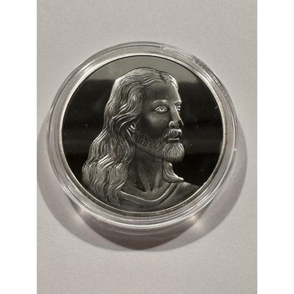 Silver -Plated Jesus Last Supper Commemorative-Challenge Coin - Mint Condition
