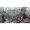 Image 3 : Large Assortment Of Vintage Cut / Pressed Glass Pieces As Shown - See Description
