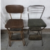 Image 1 : Two Vintage 33'' x 14'' Step Stool Chairs 