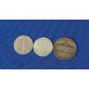 Image 2 : Silver 1943 Mercury Dime, 1964 Roosevelt Dime & 1942-S Silver Wartime Nickel - Face Value: $0.15 