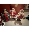 Image 6 : *Pick Up At Mantua Home-No Shipping Available*  Orange Tote of Christmas Decor - Reindeer - Santa 