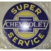 Image 1 : Chevrolet Super Service Flat Wall Sign 15"