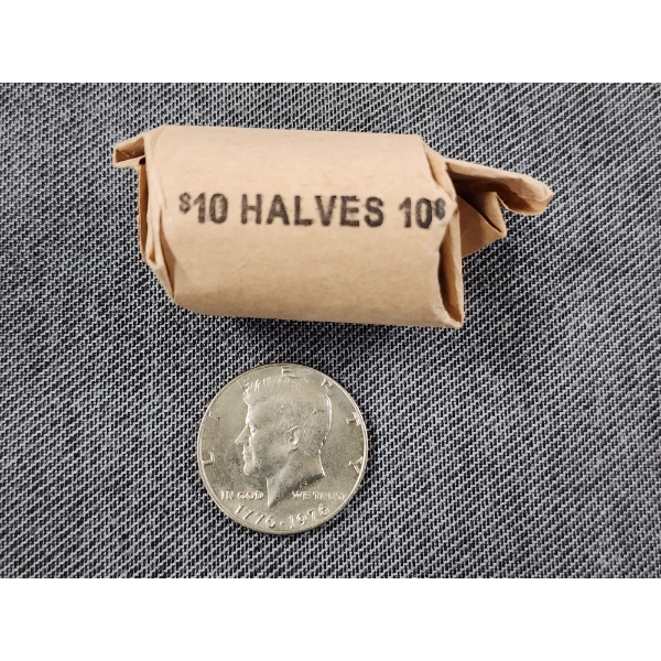 $10 Roll of Bicentennial Kennedy Half Dollars