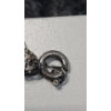 Image 15 : Women's Sterling Silver Ring With Clear Stones Size 6 & Sterling Silver Heart Necklace - Weight 5.3g
