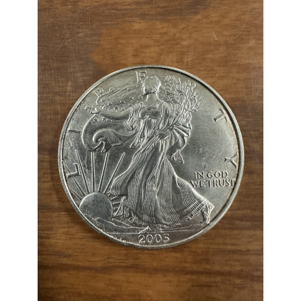 2005 American Silver Eagle - 1 Troy oz .999 Silver