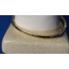 Image 3 : Elegant 14K Gold Bangle Style Bracelet With Diamonds - Weight: 22.6g