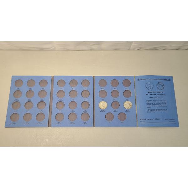 United States 1961-D 90% Silver Franklin Half Dollar In Coin Collection Book