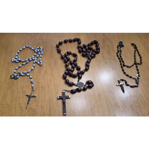 PICKUP IN NORTHFIELD - 3 Sets Of Rosary Beads As Shown - See Pics