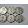 Image 3 : x8 Assorted Years Canadian Silver Quarters Including 1960's FV: $2.00 CAD