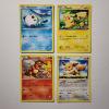 Image 1 : Four Vintage Non Holo Pokemon Trading Cards Featuring Eevee 80/111, Pikachu 27/111 & MORE!