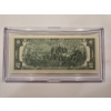 Image 3 : 2003 United States Jefferson NEW YORK $2.00 Bill In Hard Case Holder - Mint Condition - RARE