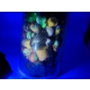 Image 7 : Large Jar Of Marbles and Rocks Ft. Several Pieces of Uranium Glass & UV Reactive Stones!
