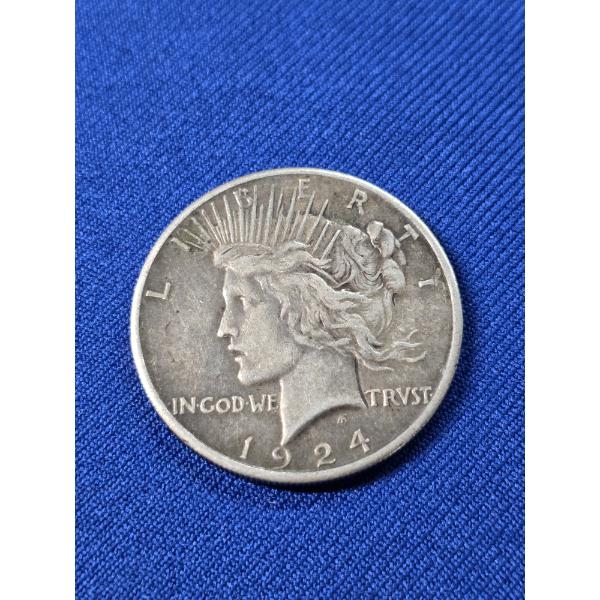1924 United States Silver Peace Dollar