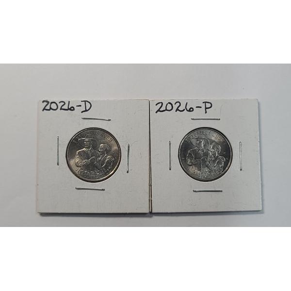 United States 2026-P/D Mayflower Compact Semiquincentennial Quarters