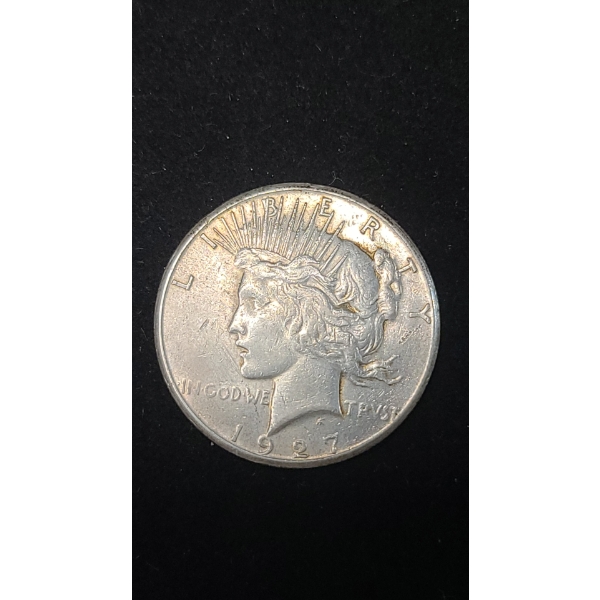 1927 90% Silver Peace Dollar 