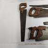 Image 2 : Lot of 8 Vintage and Antique Woodworking Hand Saws (28.5" Max Length)