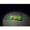 Image 1 : 1950s Fire King Uranium Marbles - Glow in Dark - 1/2" Marbles