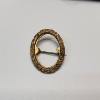 Image 2 : Two Large 24" Gold-Tone Statement Chains & Pin 