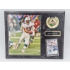 Image 1 : LARGE WALL PLAQUE - DAN MARINO PHOTO MEDALLION & CARD - 15 X 12 - SEE PICS