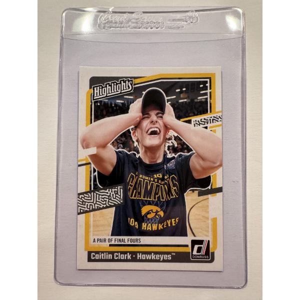 2024 Caitlin Clark Panini ROOKIE Basketball Card - Mint Condition In Protective Holder - Exceptional