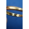 Image 7 : 10K Gold "Princess" Bracelet & Ring With White Stone - Size 5 - Total Weight: 2.8g