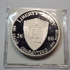 Image 2 : Liberty Lobby Guaranteed Thomas Jefferson Design 480 Grains (One Troy Ounce) .999 Fine Silver Round