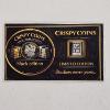 Image 1 : Crispy Coins Limited Edition Black Edition 1 Grain .999 Fine Silver Bar