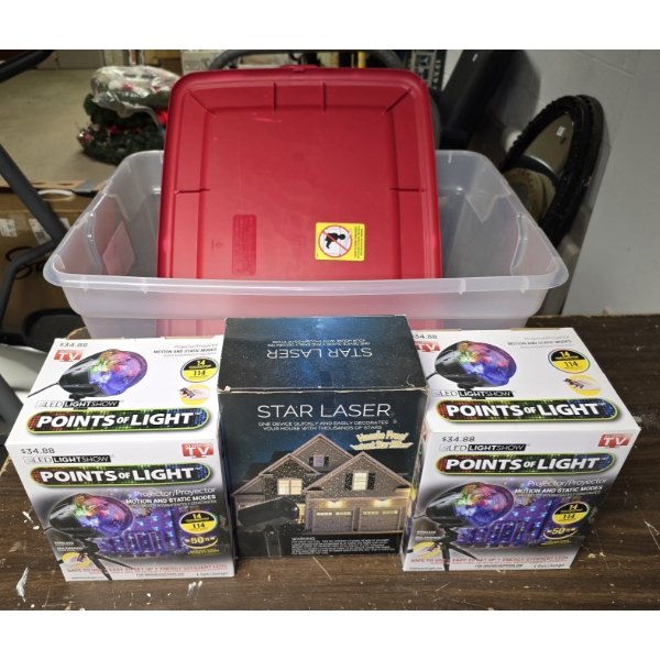 3 Laser Light Shows and Christmas Tote