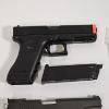 Image 2 : WE Hi-Capa 5.1 And Glock Style Gas Blowback Airsoft Pistol Lot With Three Magazines And 0.25g BBs