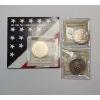 Image 1 : Three "The Presidents of the USA" Commemorative Coins: Clinton, Bush