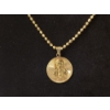 Image 2 : Incredible 14K Yellow Gold 24" Chain with Virgin Mary Pendant - Total Weight: 14.2g