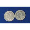 Image 1 : 1890 & 1896 90% Silver Morgan Dollars