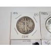 Image 2 : (4) Walking Liberty 90% Silver Half Dollars Face Value: $2.00