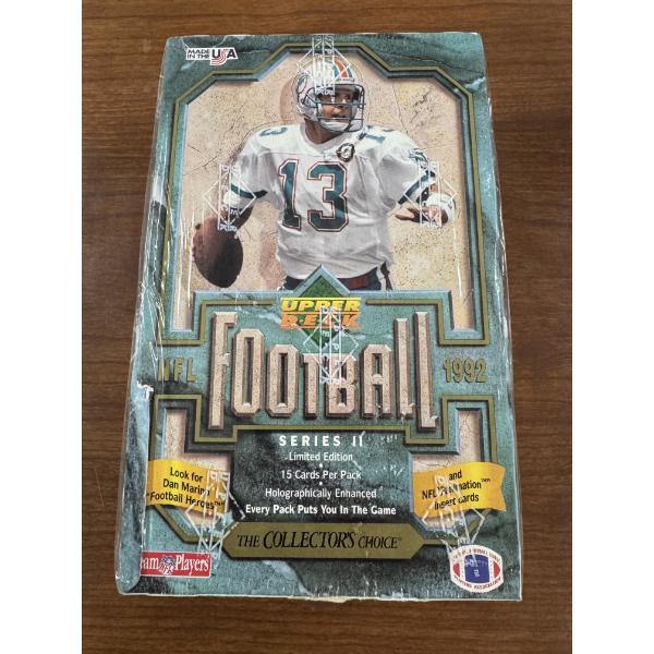 1992 Upper Deck NFL Football Card Wax Box - Factory Sealed - 36 Packs