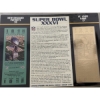 Image 1 : Authentic 2002 Super Bowl XXXVI NFL Football Ticket & 24K Gold Plated Ticket - Mint Condition