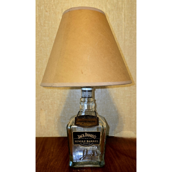 Jack Daniels Single Barrel Bottle Lamp - 15"