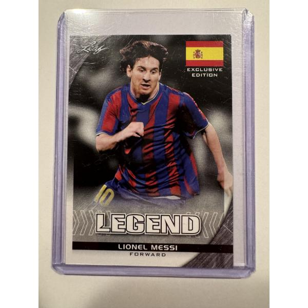 2024 Exclusive Edition Lionel Messi Leaf Legend Soccer Trading Card - Mint Condition - Exceptional C
