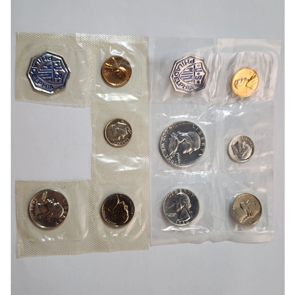 Silver Coin Sets: Includes $1.20 Face Value of 90% Silver; Total FV: $1.32