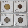 Image 8 : Two Binder Pages Filled with Assorted World Coins: Bahamas, Hungary, Jamaica, Belgium, & More!