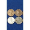 Image 2 : Assorted Years Lincoln Wheat Cents & 1943 Lincoln Steel Cents - Face Value: $0.10