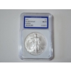 Image 1 : IGS Graded MS70 2001 American Silver Eagle 1 oz .999 Fine Silver
