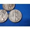 Image 4 : x3 90% Silver Walking Liberty Half Dollars: 1943, 1946, 1944 FV: $1.50
