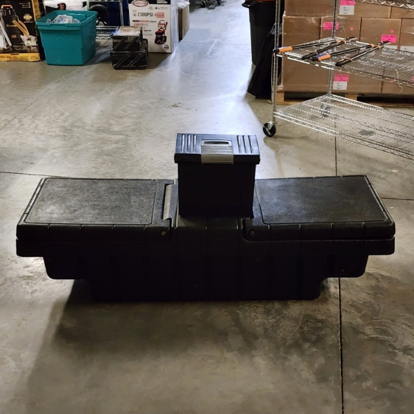 Nice Heavy Duty Truck Bed Tool Box With Extra Smaller Tool Box Included ~ Measures About 60" X 20"