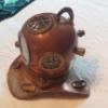 Image 2 : Vintage Souvenir All Copper & Brass Diving Helmet - See Pics  - Nice!