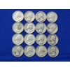 Image 1 : Assorted Years Silver Washington Quarters Face Value $4.00