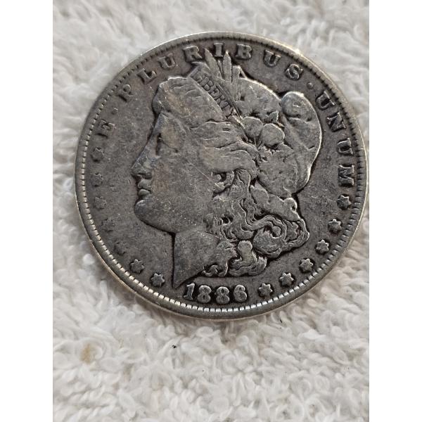1886-P United States Morgan 90% Silver Dollar