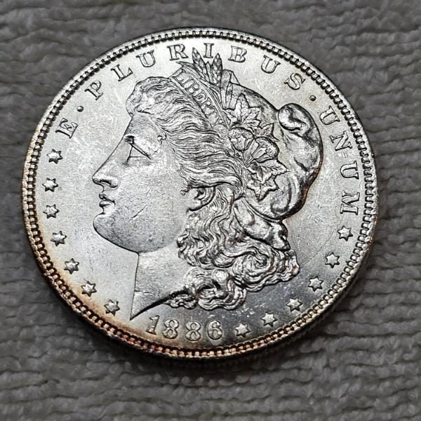 90% Silver United States 1886 Morgan Silver Dollar