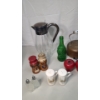 Image 2 : Vintage Salt & Pepper Shakers, Silverplate Beverage Pitcher & More